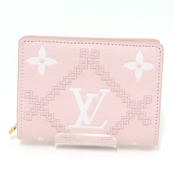 LOUIS VUITTON wallet Portefeiulle Claire M81212 Monogram Empreinte Leather Pink