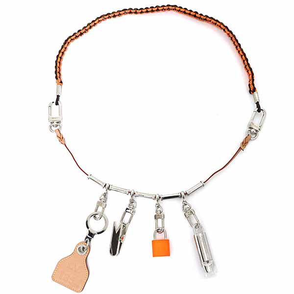 LOUIS VUITTON Necklace・Pendant Collier Survival metal Orange Fashion Jewelry