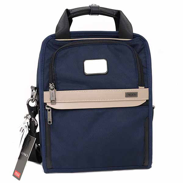 TUMI Tote Bag ALPHA 3 Medium Travel Tote Sling bag 2203117 Nylon Navy