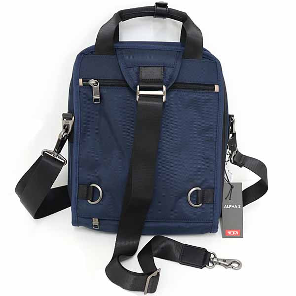 TUMI Tote Bag ALPHA 3 Medium Travel Tote Sling bag 2203117 Nylon Navy