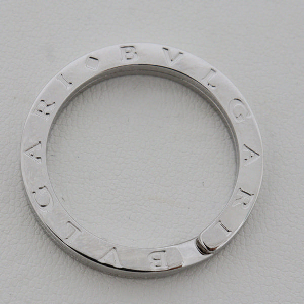 BVLGARI keyboard bag case Key ring Silver Unisex