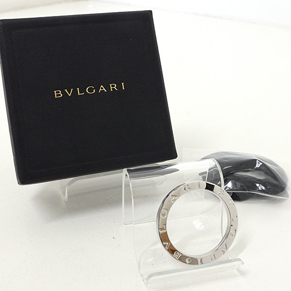 BVLGARI keyboard bag case Key ring Silver Unisex