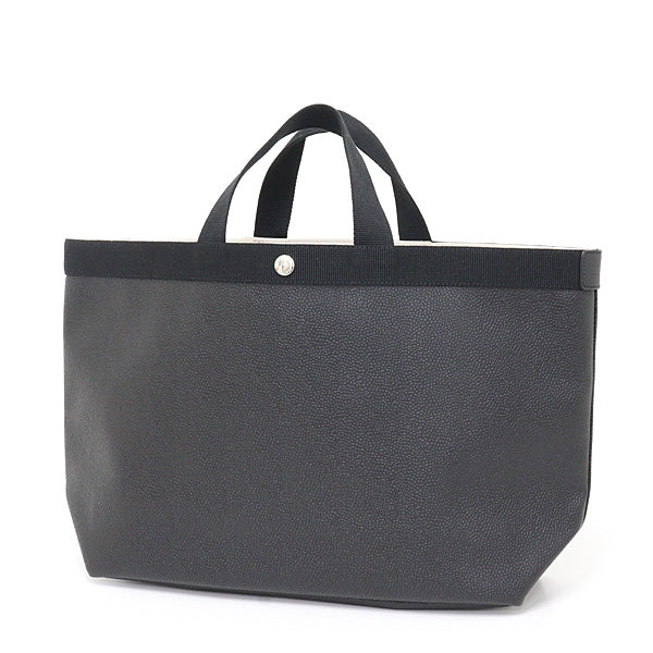 Herve Chapelier Tote Bag Coated Canvas Square Tote 705GP LSize Noir Women