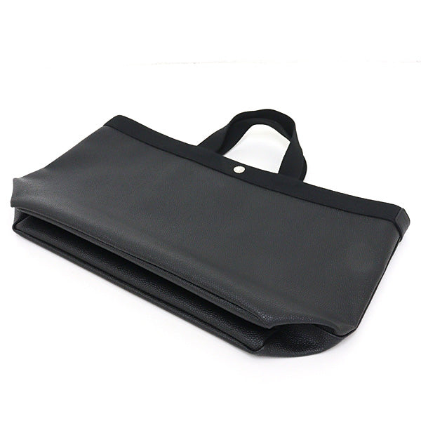 Herve Chapelier Tote Bag Coated Canvas Square Tote 705GP LSize Noir Women