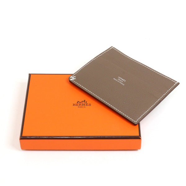HERMES Card Case Hserie Epsom leather Etope Women