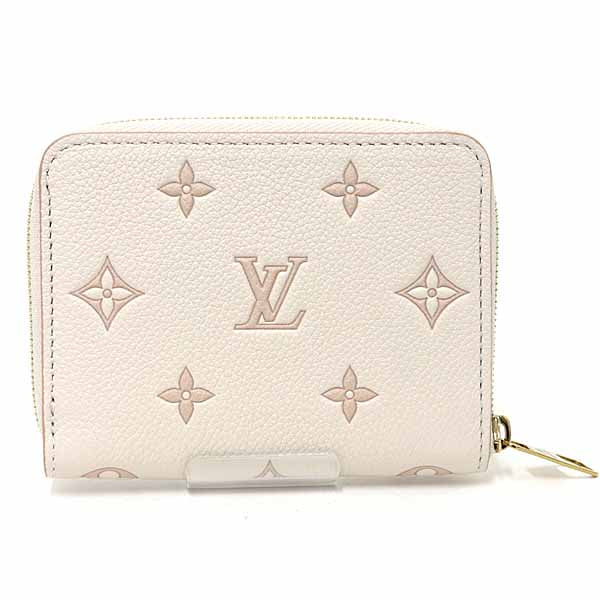 LOUIS VUITTON Zippy Coin purse Wallet M14563 Grain leather Bicolor Eden Women