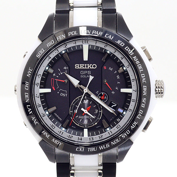 SEIKO SBXB071 Astron 8X Series Wrist Watch Dual Time Japan Limited Edition Men