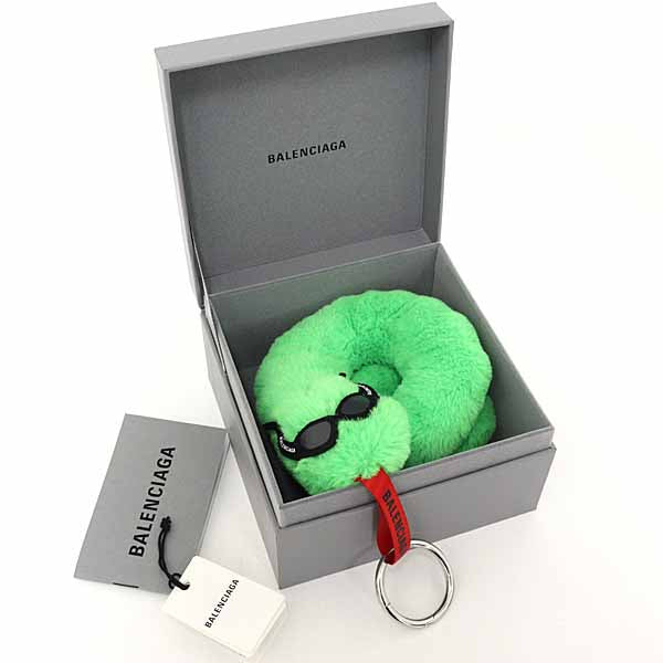 BALENCIAGA key rings Snake Bag Charm Accessories Polyester green Unisex