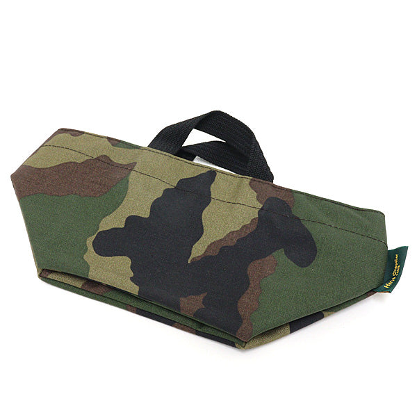 Herve Chapelier Tote Bag Nylon Boat Small 901W Nylon camouflage Women 106g