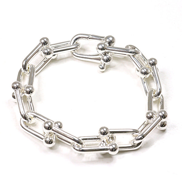 TIFFANY&Co. Hardware Large Link Bracelet Jewelry Silver925 Ag 59.5g size L
