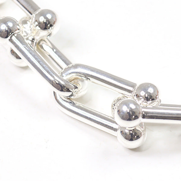 TIFFANY&Co. Hardware Large Link Bracelet Jewelry Silver925 Ag 59.5g size L