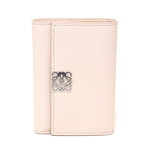LOEWE Tri-fold wallet Anagram Vertical Wallet Small C821S33X12 Grain Calf TALCO
