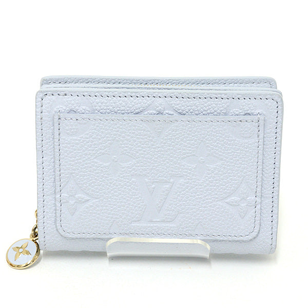 LOUIS VUITTON Wallet Portefeiulle Claire M14656 Monogram Empreinte Azure blue