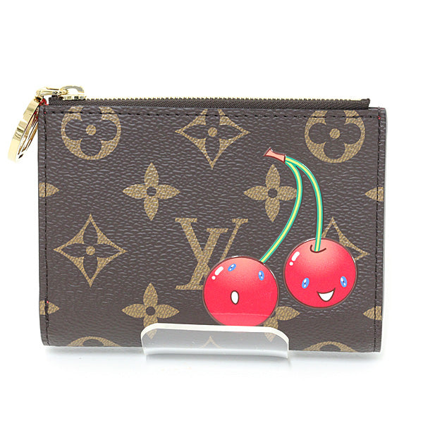 LOUIS VUITTON Wallet LV × TM Portefeiulle Lisa M13420 Monogram Cherry Women