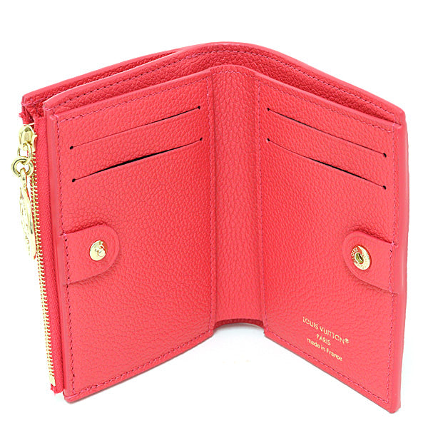 LOUIS VUITTON Wallet Portefeiulle Lisa M28271 Monogram Empreinte Strawberry pink