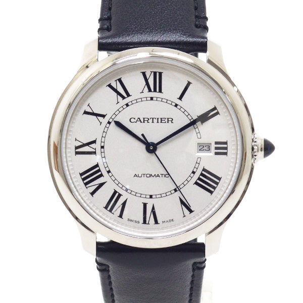 CARTIER WSRN0032 Online exclusive Ronde Must de Cartier WristWatch SS/Leather