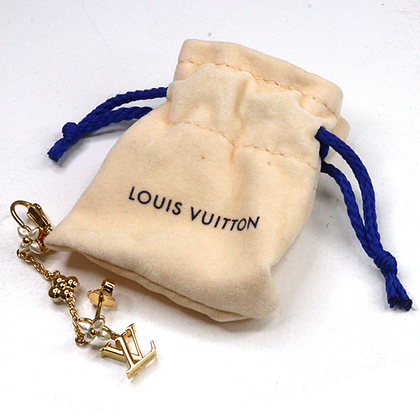 LOUIS VUITTON LV Floragram Ear Cuff Earrings M01026 White Gold Women 3.14g