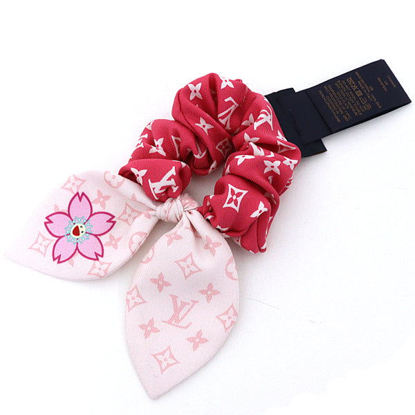 LOUIS VUITTON Hair accessories Shush Cherry Blossom M96067 Silk pink Women