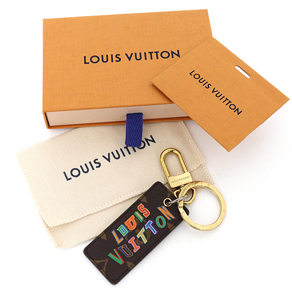 LOUIS VUITTON Key chains key rings Porte Clés Monogram Letters Bag Charm MP3019