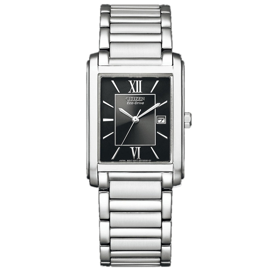 CITIZEN FRA59-2431 Wrist watch Eco Drive Black SS Analog Men Unused