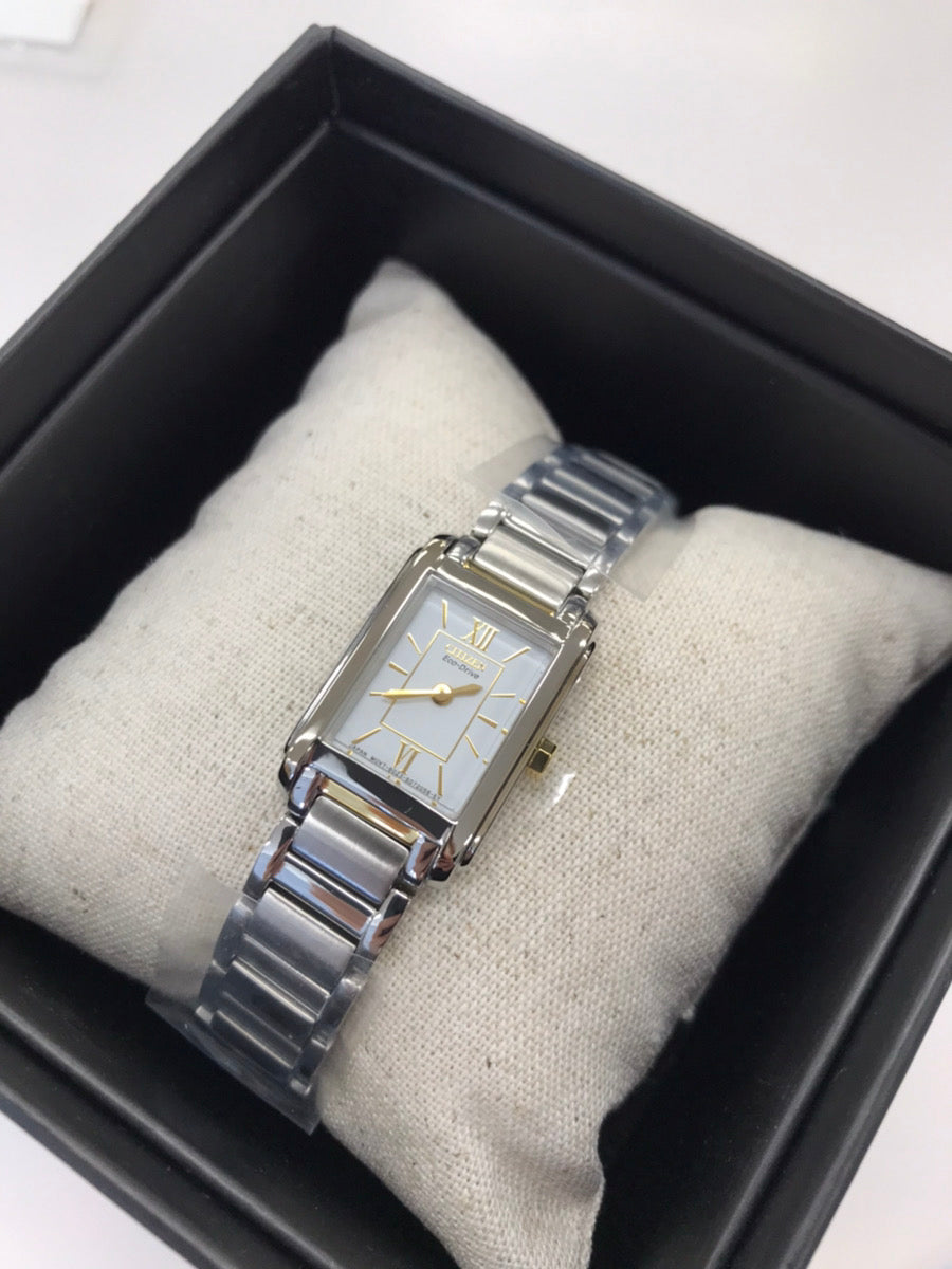 CITIZEN FRA36-2432 Wrist watch Eco Drive White SS Analog Women Unused