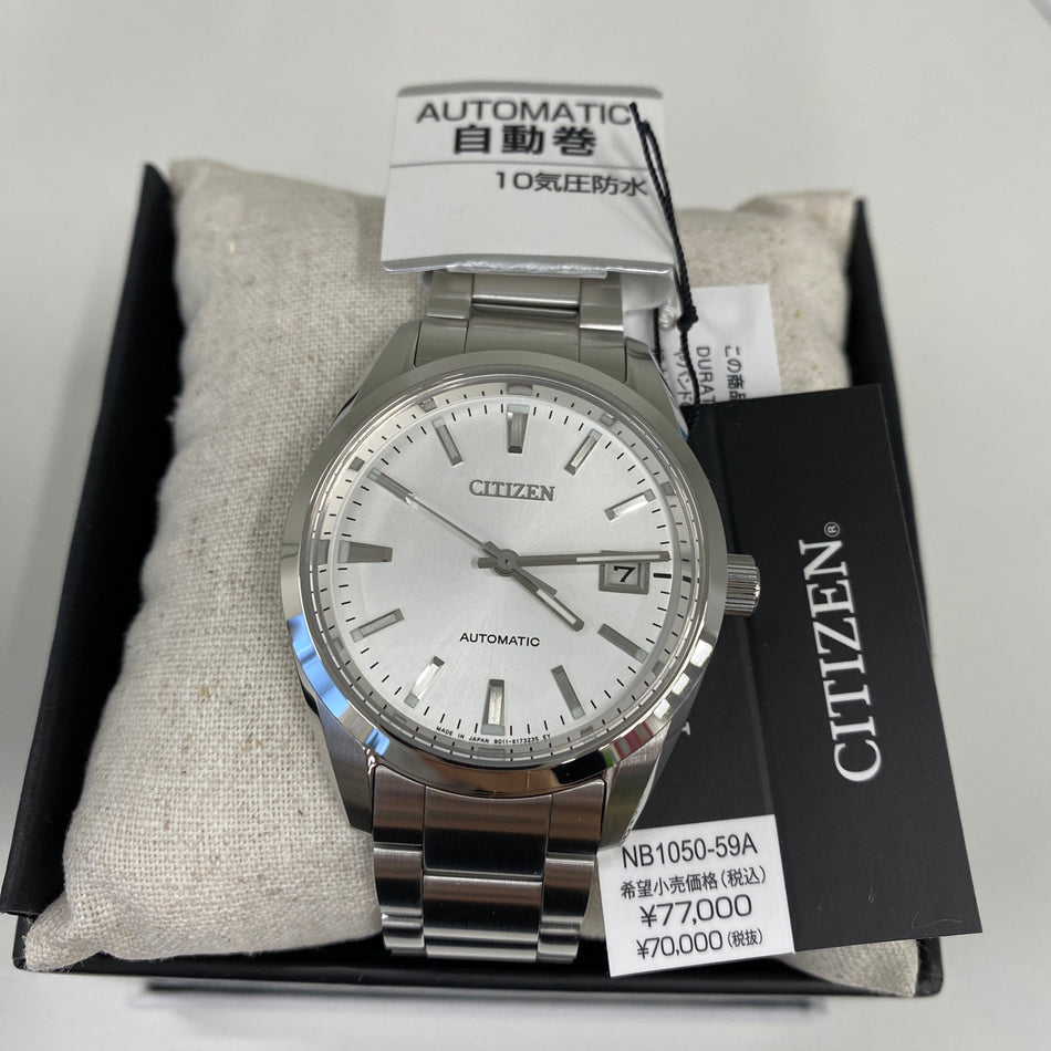 CITIZEN NB1050-59A Wrist watch COLLECTION Automatic Silver SS Analog Men Unused