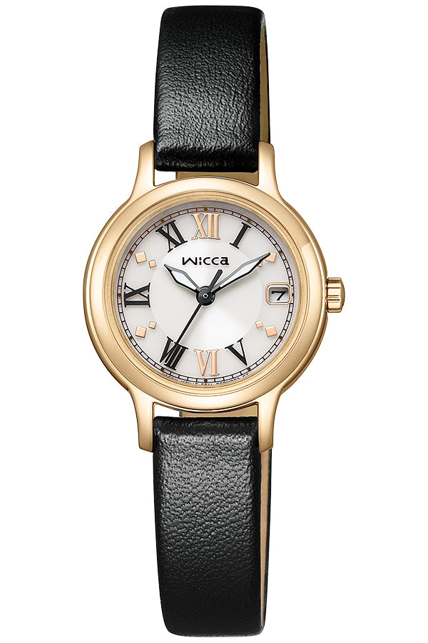 CITIZEN KH4-921-92 Wrist watch Wicca Solar Tec White SS Analog Women Unused