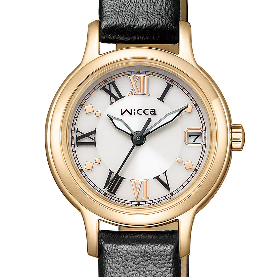CITIZEN KH4-921-92 Wrist watch Wicca Solar Tec White SS Analog Women Unused