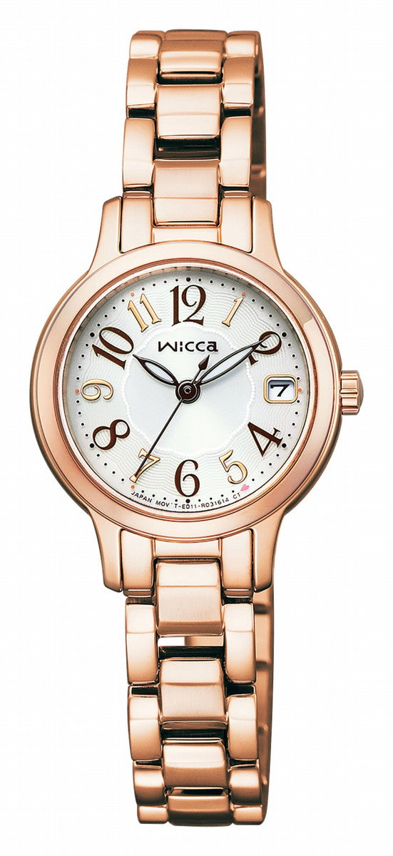 CITIZEN KH4-963-13 Wrist watch Wicca Solar-Tech Silver SS Analog Women Unused