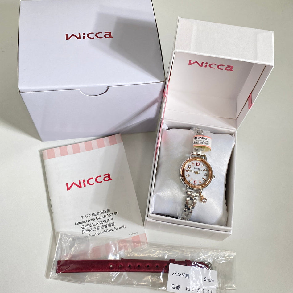 CITIZEN KL0-511-11 Wrist watch Wicca Solar-Tech Silver SS Analog Women Unused