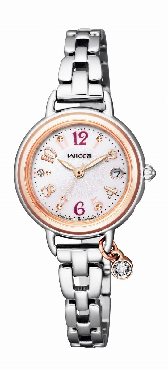 CITIZEN KL0-511-11 Wrist watch Wicca Solar-Tech Silver SS Analog Women Unused