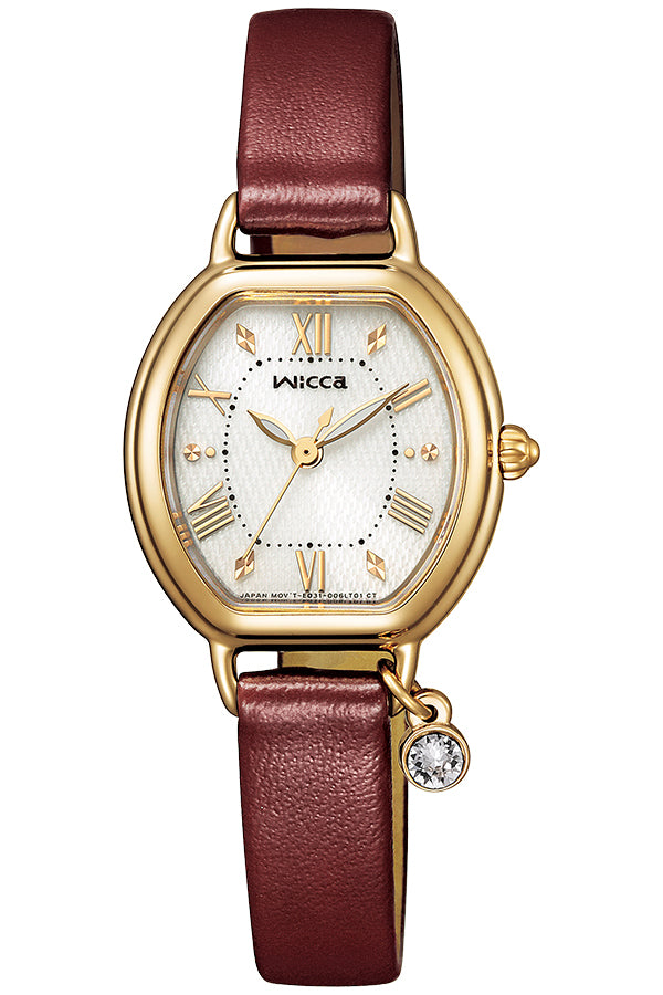 CITIZEN KP2-523-92 Wrist watch Wicca Solar Tech Ear Cuff White SS Women Unused
