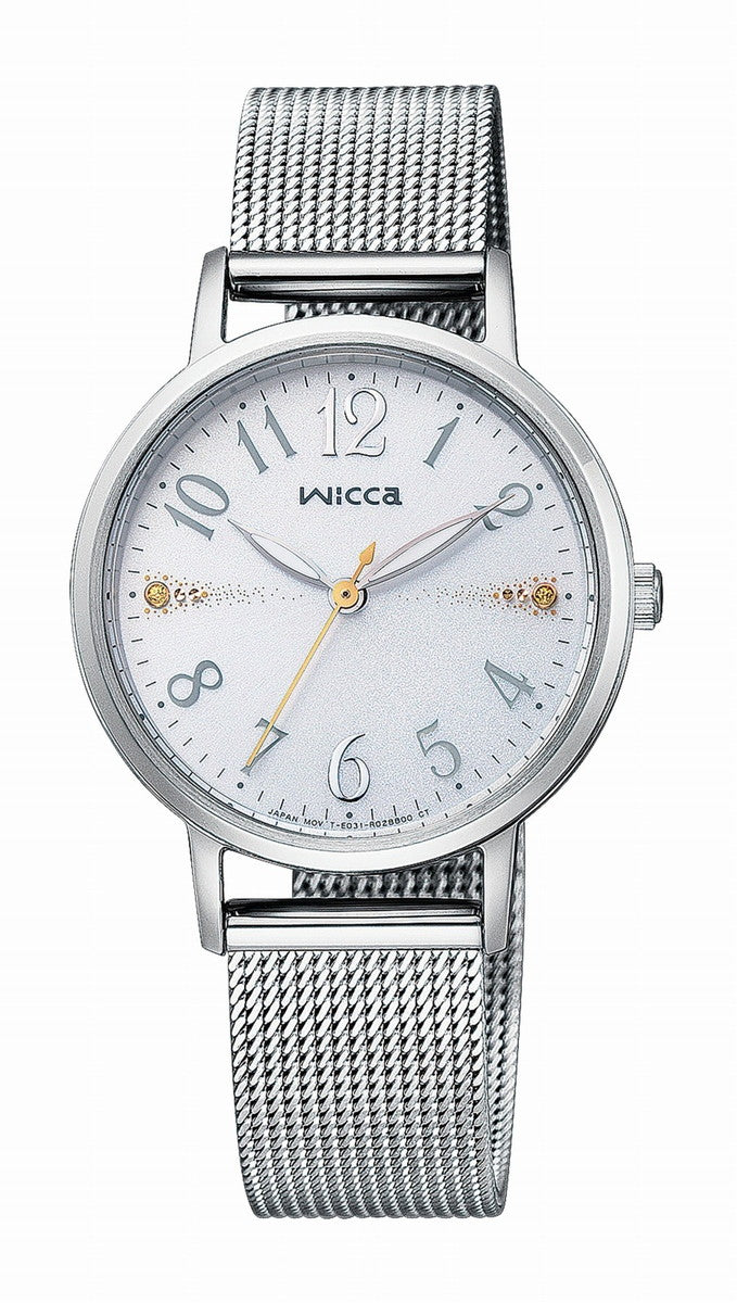 CITIZEN KP5-115-11 Wrist watch Wicca Solar-Tech Silver SS Analog Women Unused