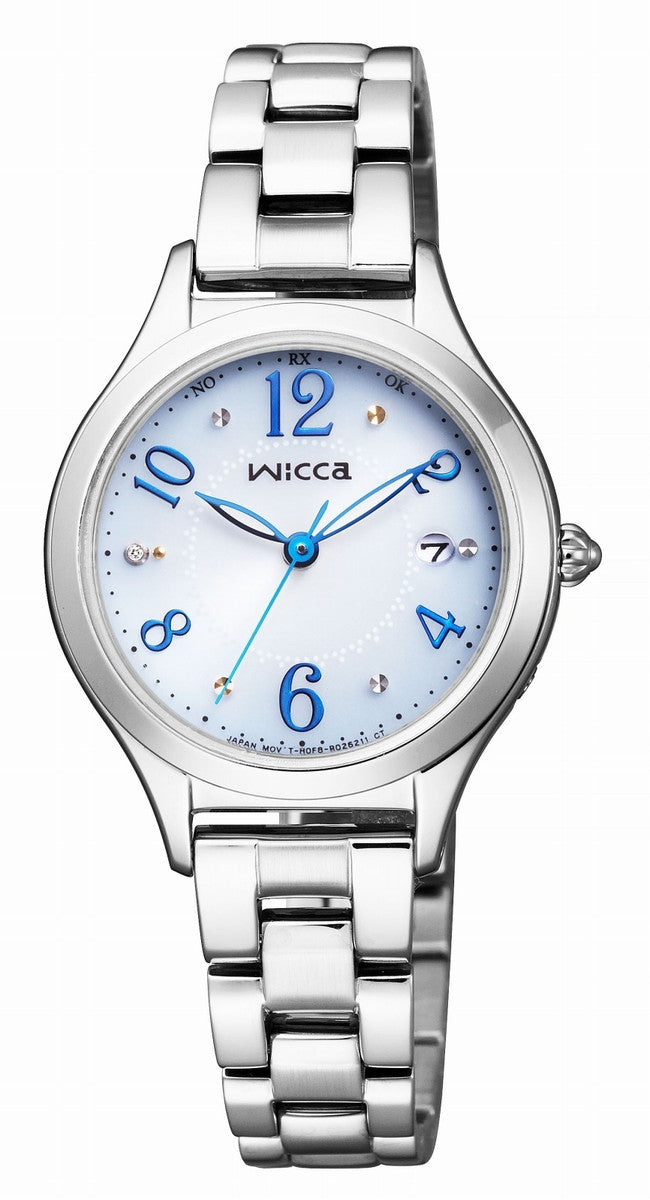 CITIZEN KS1-210-91 Wrist watch Wicca Solar-Tech Blue gradation SS Women Unused