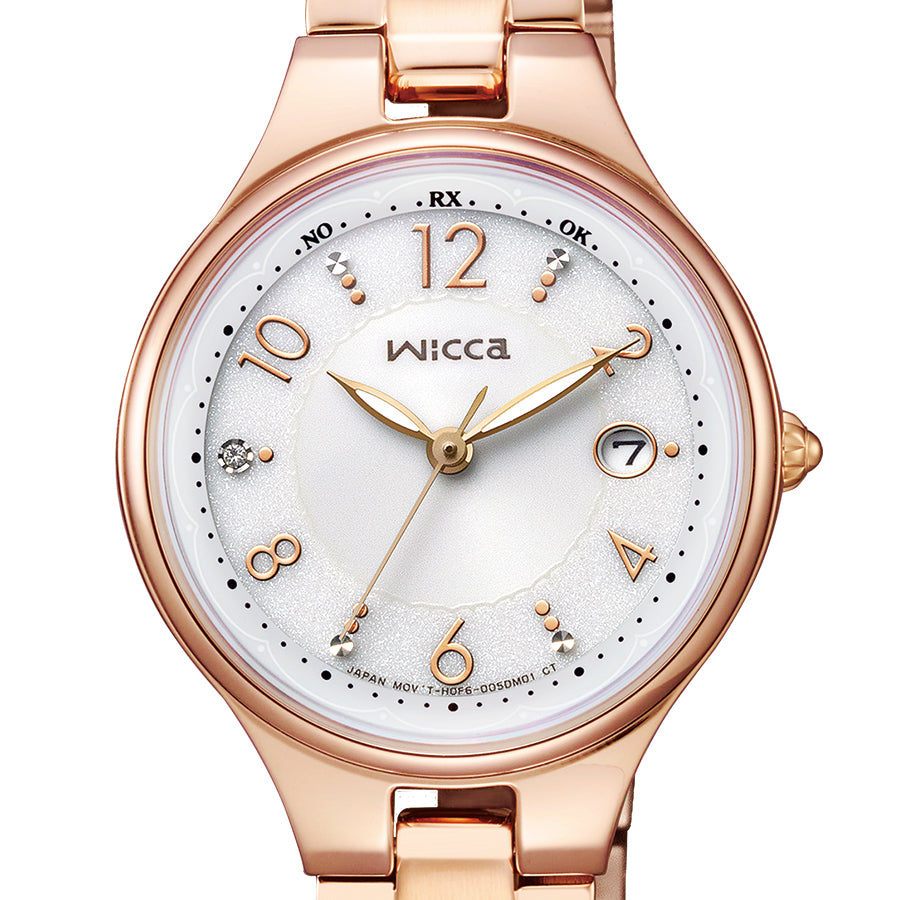 CITIZEN KS1-864-13 Wrist watch Wicca Solar Tech Silver SS Analog Women Unused