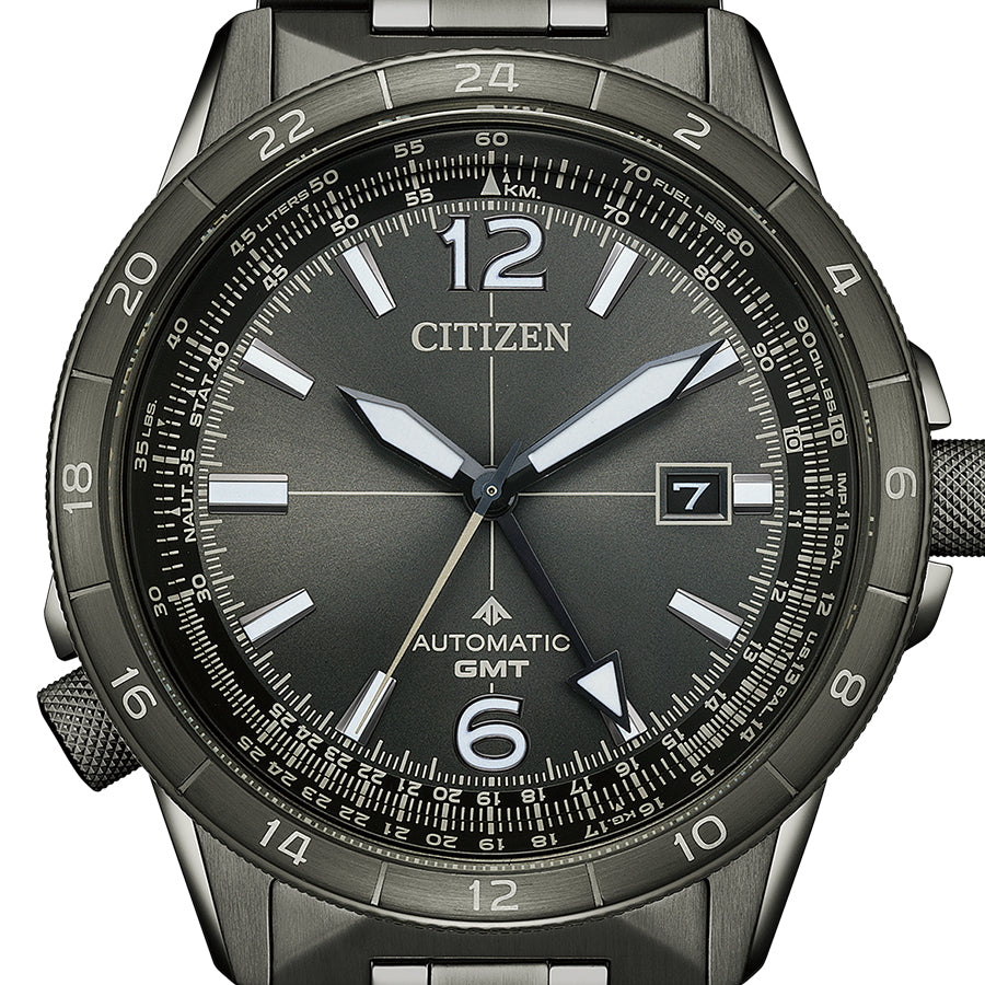 CITIZEN NB6045-51H Wrist watch PROMASTER SKY Automatic Black SS Men Unused