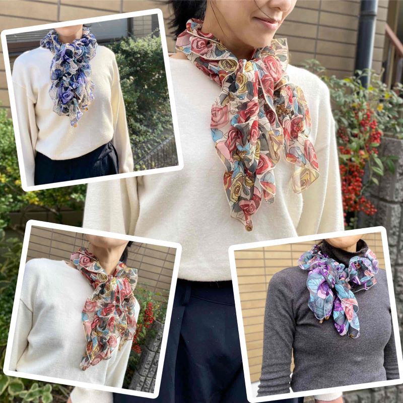 Shearing Scarf Polyester Scarf Women