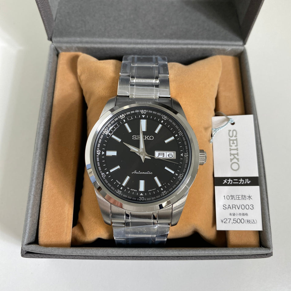 SEIKO SARV003 Wrist watch Automatic Hardlex Black SS Analog Men Unused