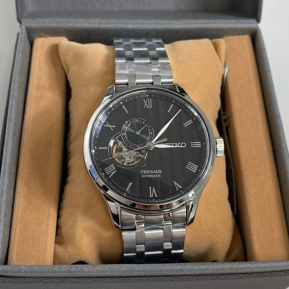 SEIKO SARY093 Wrist watch PRESAGE BASIC LINE Automatic Black SS Men Unused