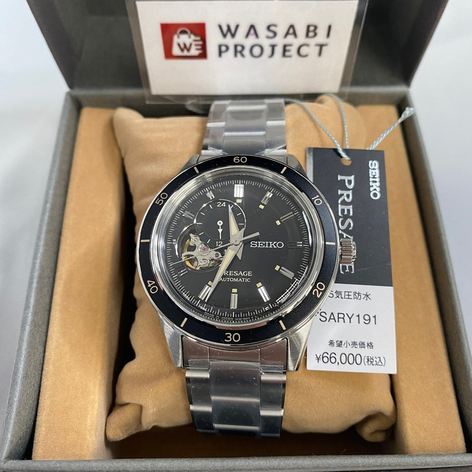 SEIKO SARY191 Wrist watch PRESAGE BASIC Automatic Black SS Analog Men Unused