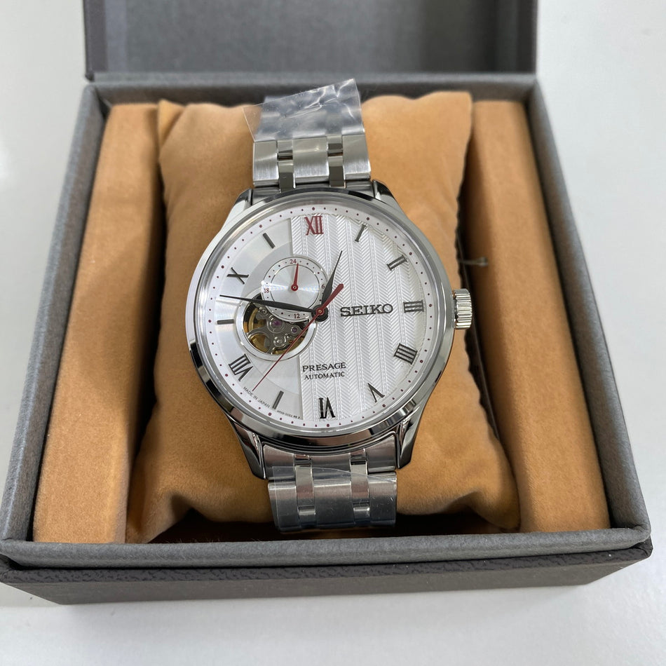 SEIKO SARY203 Wrist watch PRESAGE BASIC LINE Automatic White SS Men Unused