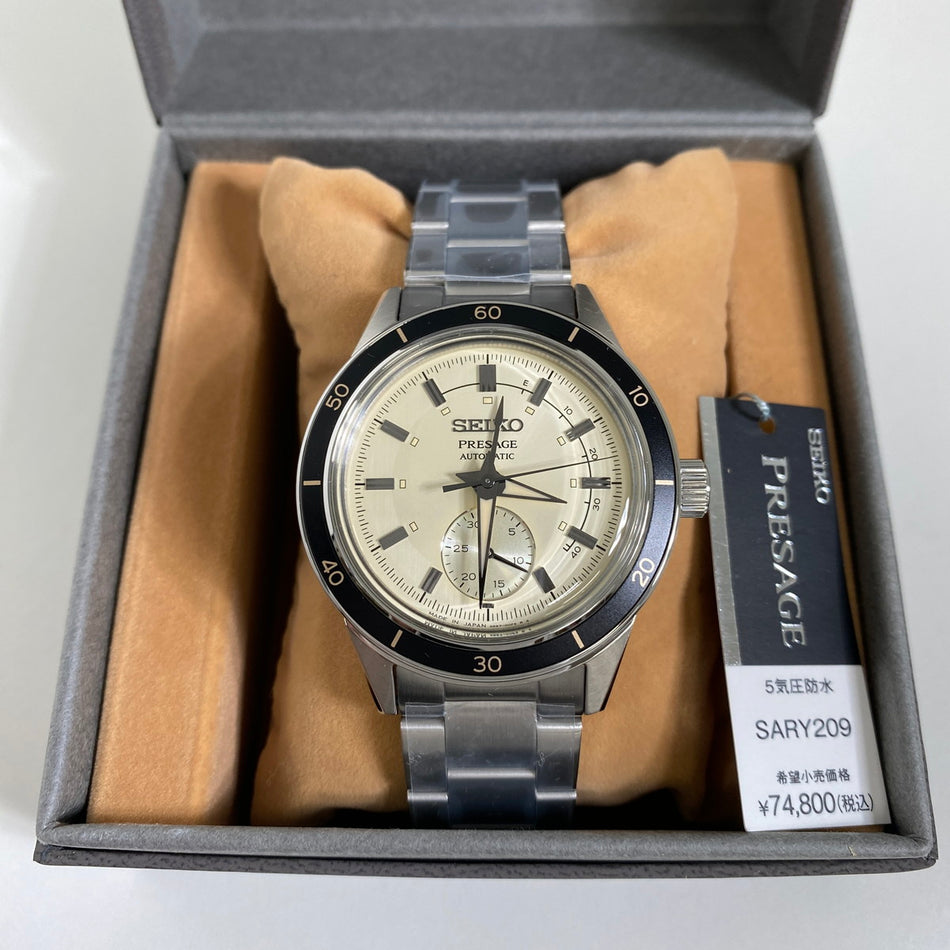 SEIKO SARY209 Wrist watch PRESAGE BASIC LINE Automatic Ivory SS Men Unused