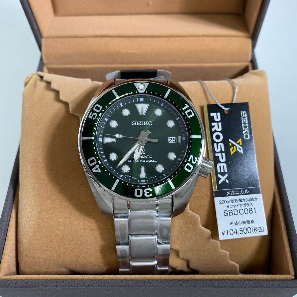 SEIKO SBDC081 Wrist watch PROSPEX DIVER SCUBA Automatic Green SS Men Unused