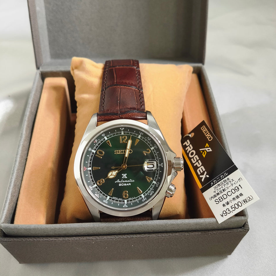 SEIKO SBDC091 Wrist watch PROSPEX ALPINIST Automatic Green SS Limited Men Unused