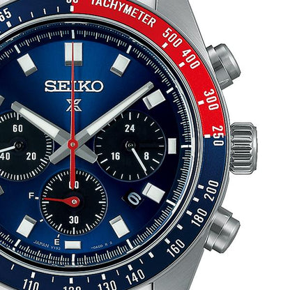 SEIKO SBDL097 Unused PROSPEX SPEED TIMER Chronograph Solar Blue Men Wrist watch