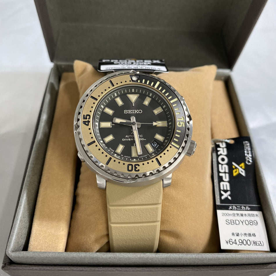 SEIKO SBDY089 Wrist watch PROSPEX DIVER SCUBA Automatic Black SS Men Unused