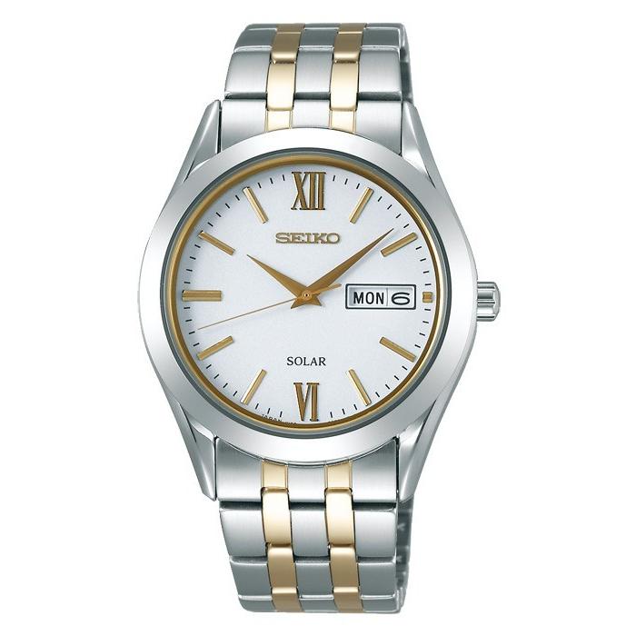 SEIKO SBPX085 Wrist watch SELECTION Solar Powered White SS Analog Men Unused
