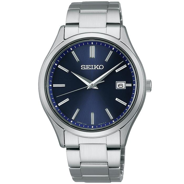 SEIKO SBPX145 Wrist watch  COLLECTION S series Solar Navy SS Analog Men Unused