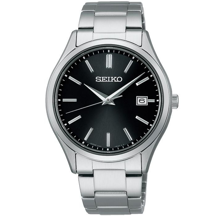 SEIKO SBPX147 Wrist watch  COLLECTION S series Solar Black SS Analog Men Unused