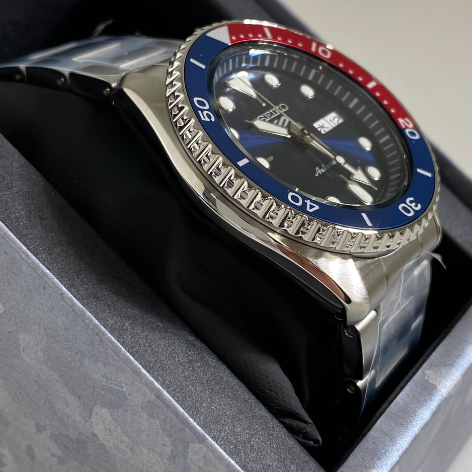 SEIKO SBSA003 Wrist watch 5 SPORTS Automatic Hardlex Navy SS Analog Men Unused
